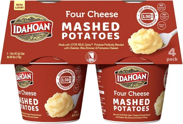 Idahoan Four Cheese Mashed Potatoes