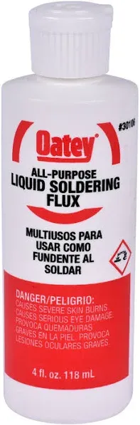 Oatey 30106 Soldering Liquid Flux, 4 oz, No 11