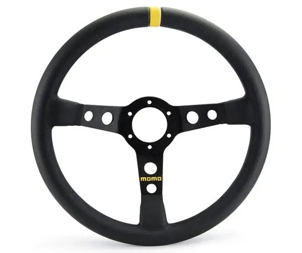 MOMO Motorsport MOD. 07 Racing Steering Wheel Black Suede, 350mm - R1905/35S