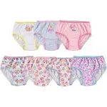 Handcraft Little Girls' Panty (Pack of 7), Multi, 8