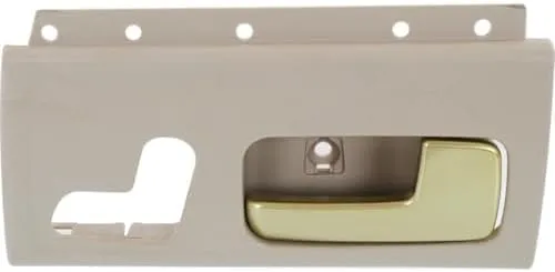 Replacement Interior Door Handle for 2003-2011 Lincoln Town Car Front Right Beige Bezel