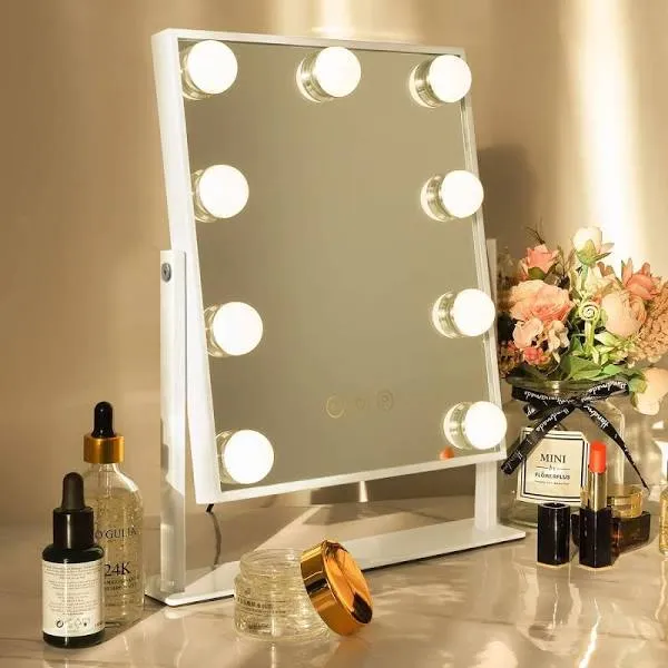 Hansong Hollywood Lighted Vanity Makeup Mirror