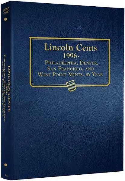 Whitman Lincoln Cent Album Bicentennial 1996-2009