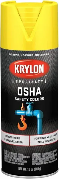 KRYLON Krylon 1813 SAFETY YELLOW 12 OZ 1813