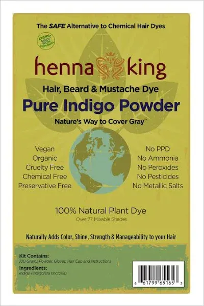 Henna Hair Color For All Kit 100% All Natural Hair Dye & Beard Dye Powder Organic