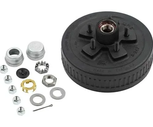 Dexter Pre-Greased Trailer Hub-Drum Kit 3.5k Axle 5-4.50 Bolt Center