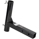 MFG Hitch Mount Flagpole Holder for 2&#034; Hitch Receivers Flag Travel, 8.5&#034; or 1...