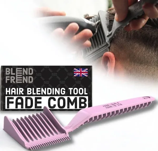 Fade Comb Left Handed Original Grade 1(3mm) Hair Blending Tool Blend Hair at