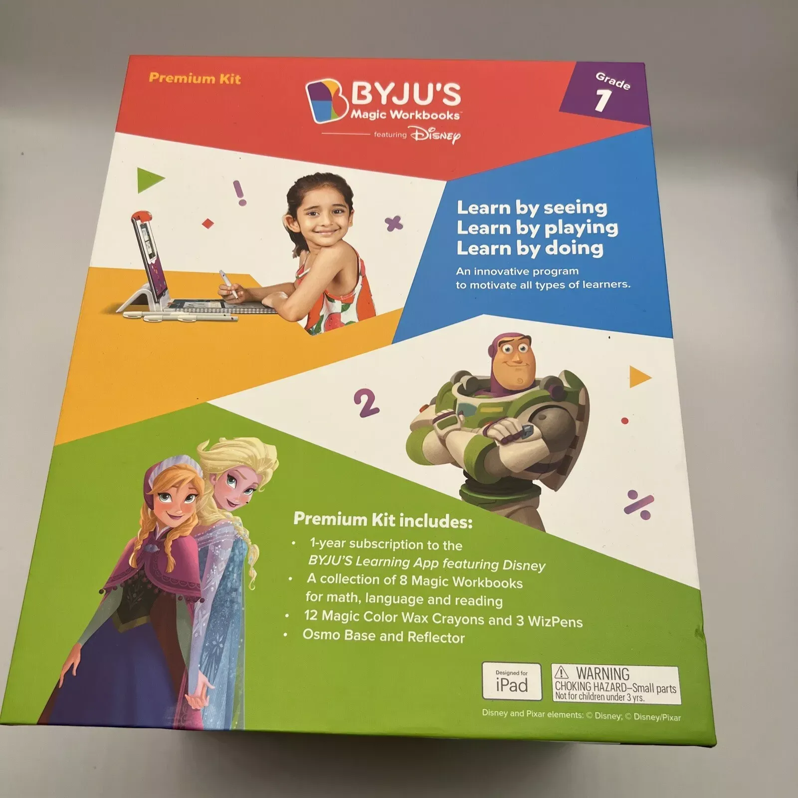 BYJU'S Magic Workbooks - Disney 1st Grade Kit Feat Disney & Pixar Age 5-7 used