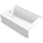 Kohler 60 x 36 in. Entity Alcove Bath with Left Drain - White