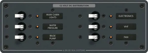 Blue Sea Circuit Breaker Panel