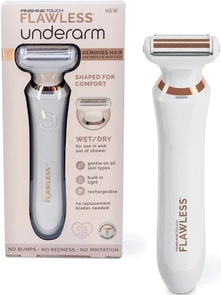 Finishing Touch Flawless Underarm Hair Removal Electric Razor Device