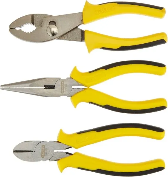 STANLEY 6 in. Drop Forged Steel Pliers Set