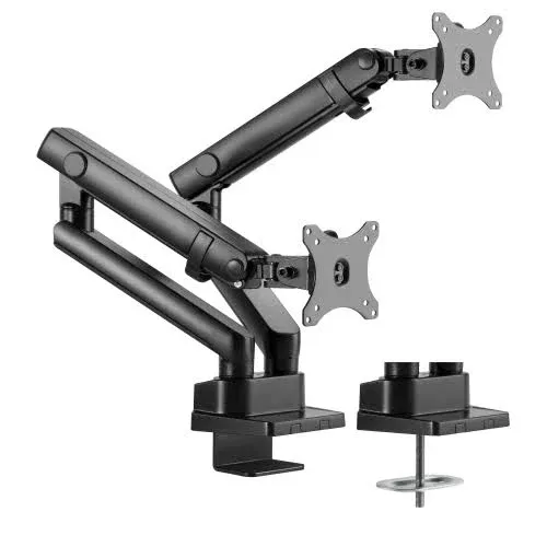 Amer Dual Monitor Mount Black HYDRA2B