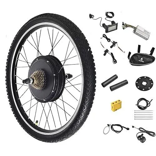 DIY 26 Inch 48v 1000w Ebike Conversion Kit Rear