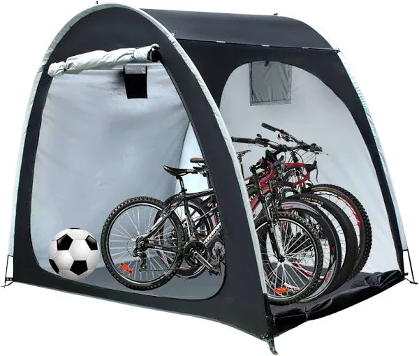 Outdoor Bike Covers Storage Shed Tent,210D Oxford Thick Waterproof Fabric,Outdoor Aluminum Alloy Bracket Bicycle Storage shed, Neat Tent Bicycle Cover