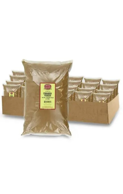 Cinnamon 5 Pound Bulk Bag | Ground Cassia Cinnamon | Great for Coffee, Tea,