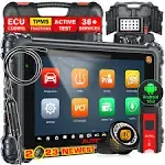 2024 Autel MaxiCOM MK906 PRO-TS Scanner Automotive Diagnostic TPMS Relearn Tool