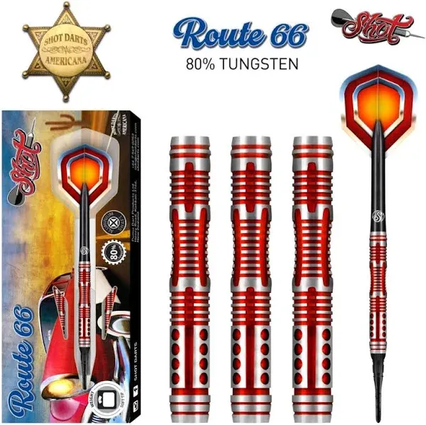 Shot Americana Route 66 Soft Tip Darts