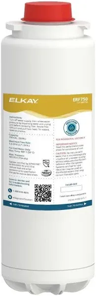 Elkay WaterSentry Plus Residential Replacement Filter ERF750