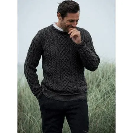 Aran Men's Woollen Mills Aran Supersoft Pullover