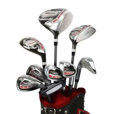 NEW Men’s PowerBilt Pro Power Complete Golf Set with Driver, Irons, Putter, Bag