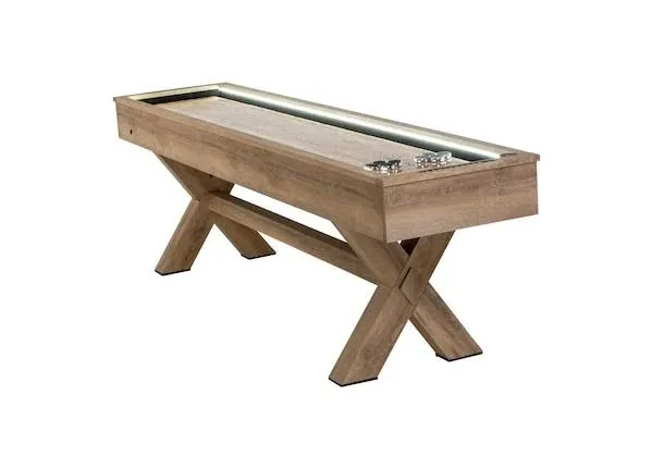 American Legend LED Shuffleboard with Buffet Top