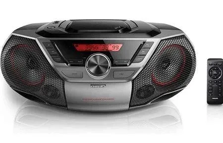 Philips Portable Boombox CD Player Bluetooth FM Radio MP3 Mega Bass Reflex Stere