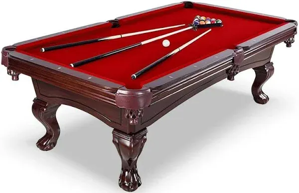 Hathaway Augusta 8-ft Billiards Pool Game Room Table - Mahogany