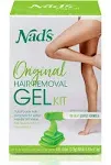 Nad's Wax Kit Gel, Wax Hair Removal For Women, Body+Face Wax, 6 Ounce