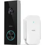 AOSU Wireless Flush Mount Video Doorbell Camera