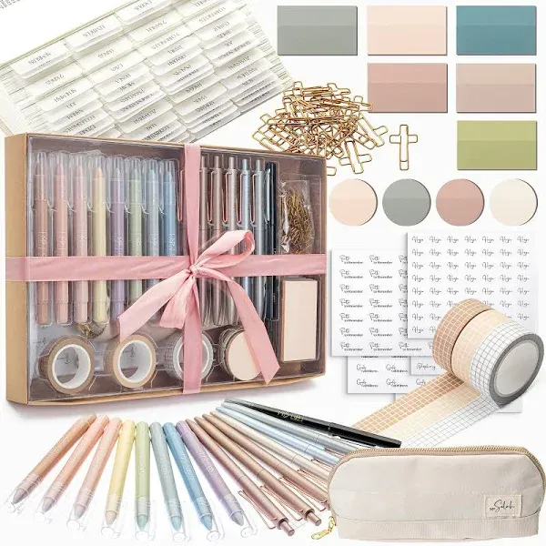 Mr. Pen Bible Journaling Set - Selah Collection, Highlighters, Pens, Markers, Tape, Tabs - No Bleed, Christmas Gift