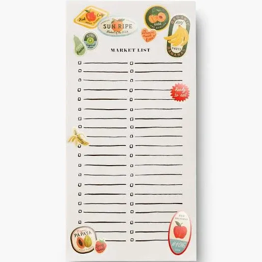 Fruit Stickers Market Pad