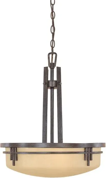 Designers Fountain Mission Ridge Three Light Pendant Light 82131-WM