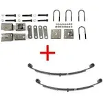 2,000 lbs. Trailer Axle Suspension Kit Incl. Leaf Springs, Hanger &amp; U-Bolt kit