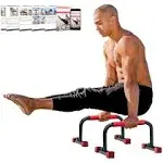  Parallettes Bars for Push Ups &amp; Dip | Lightweight, Heavy Duty Non-Slip 