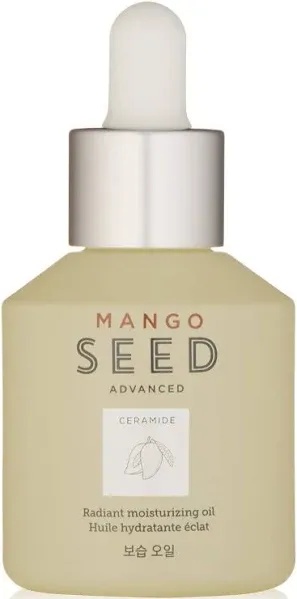 The Face Shop Mango Seed Moisturizing Oil | Multi-Purpose Oil with Strong Moisturizing Power to St& Up Cold Wind | Intense Hydrating & Nourishing Skincare, 1.35 Fl Oz