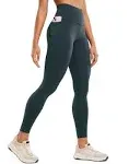 CRZ Yoga Womens Butterluxe Workout Leggings 25 Inches - High Waisted Gym Yoga Pants with Pockets Buttery Soft