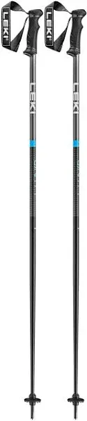 Leki QNTM Ski Poles Black/Blue, 115cm