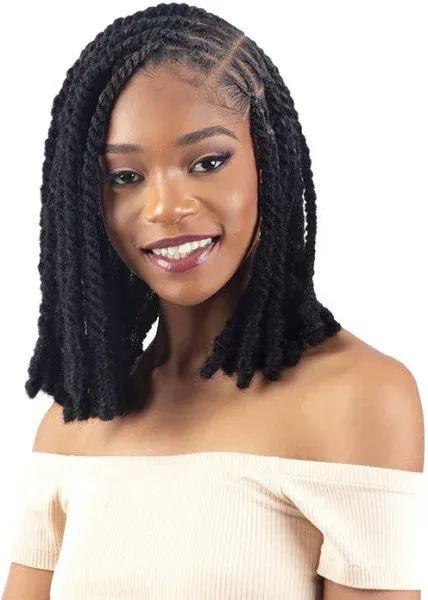 Freetress Equal Crochet Braids 3X Cuban Twist Soft N Natural 16"