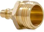 Camco 36143 Winterizing Brass Quick Connect Blow Out Plug