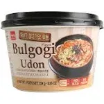 Wang Korean BBQ Bulgogi Flavored Udon Noodle Bowl, Rich and Sweet, 8.08 Ounce, 6 Cups of Noodles