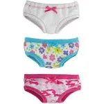 Sophia's 3 Pack of Underwear for 18 inch Dolls, Camo/Floral/White