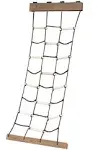 Mont Pleasant Climbing Cargo Net for Kids Ninja Net Climbing Swingset Polyester Rope Ladder for Jungle Gyms Playground Ribbon Net Obstacle Course