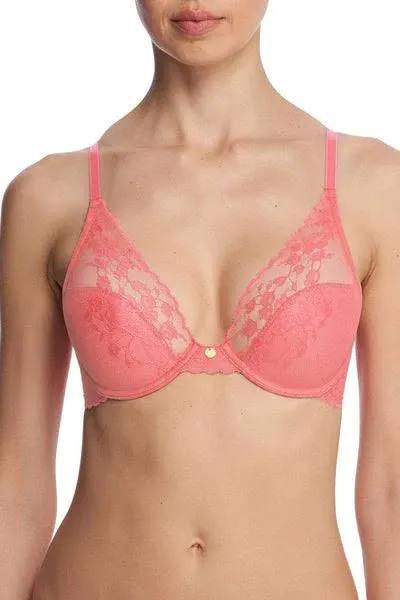 Natori Cherry Blossom Convertible Bra - Deep Plum