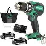 Metabo HPT DS18DBFL2E 18V Cordless Drill Set