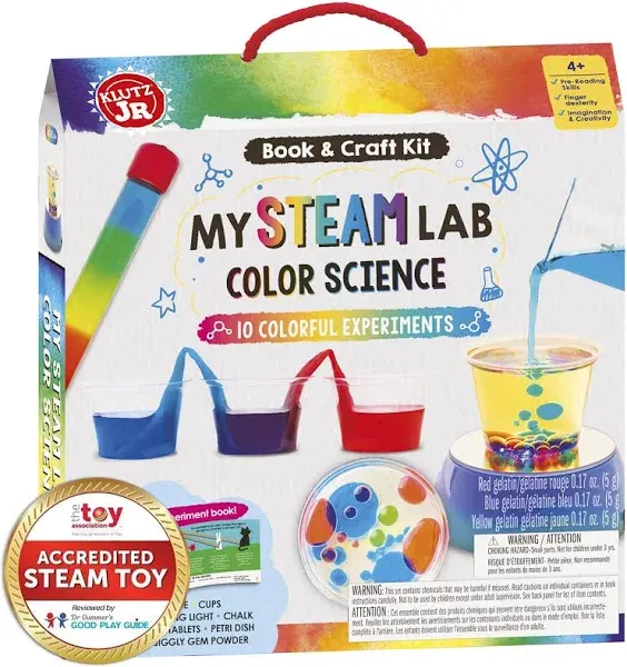 KLUTZ Jr. My Steam Lab Color Science Kit