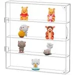 Acrylic Display Case for Mini Pop Figures Clear Showcase Display Shelf with D...