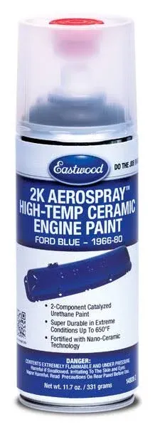 Eastwood 2K Aerospray High Temp Ceramic Engine Paint Gloss Red 14926Z