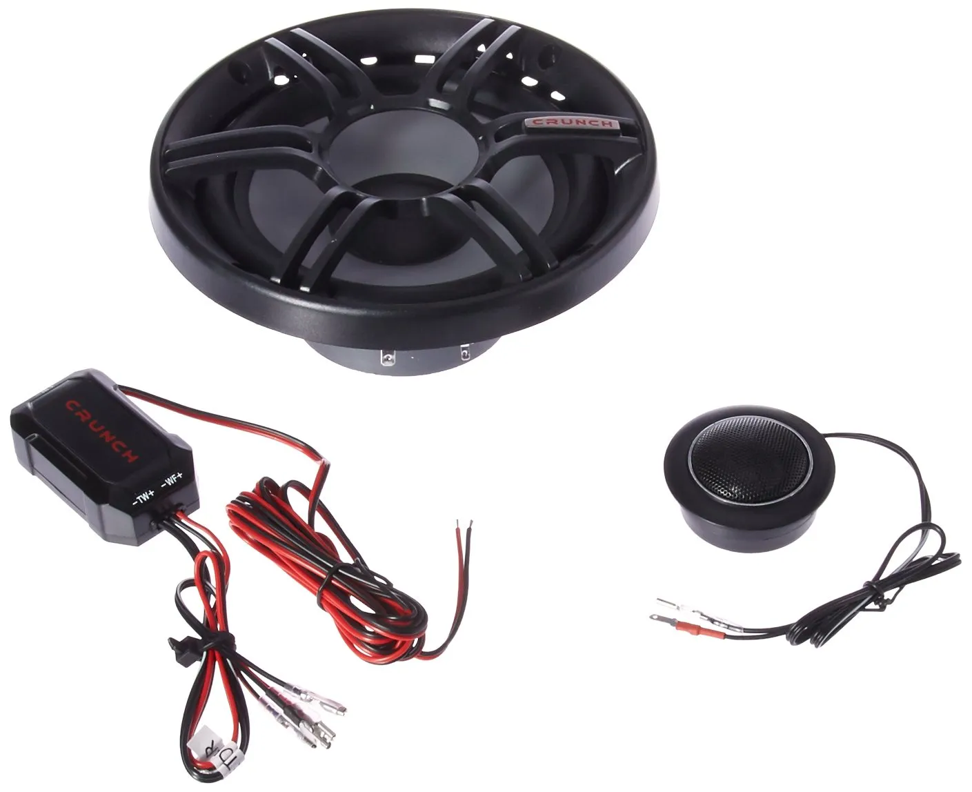 Crunch CS65C 600W Peak (300W RMS) 6.5&quot; CS Series 2-Way Component Speaker System